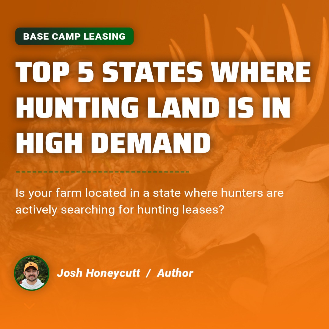 Top 5 States Where Hunting Land is in High Demand - Base Camp Leasing